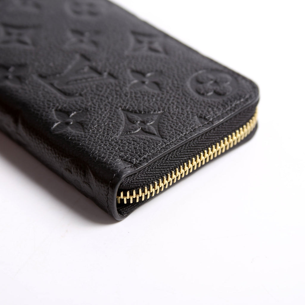 Clemence Wallet Empreinte Black