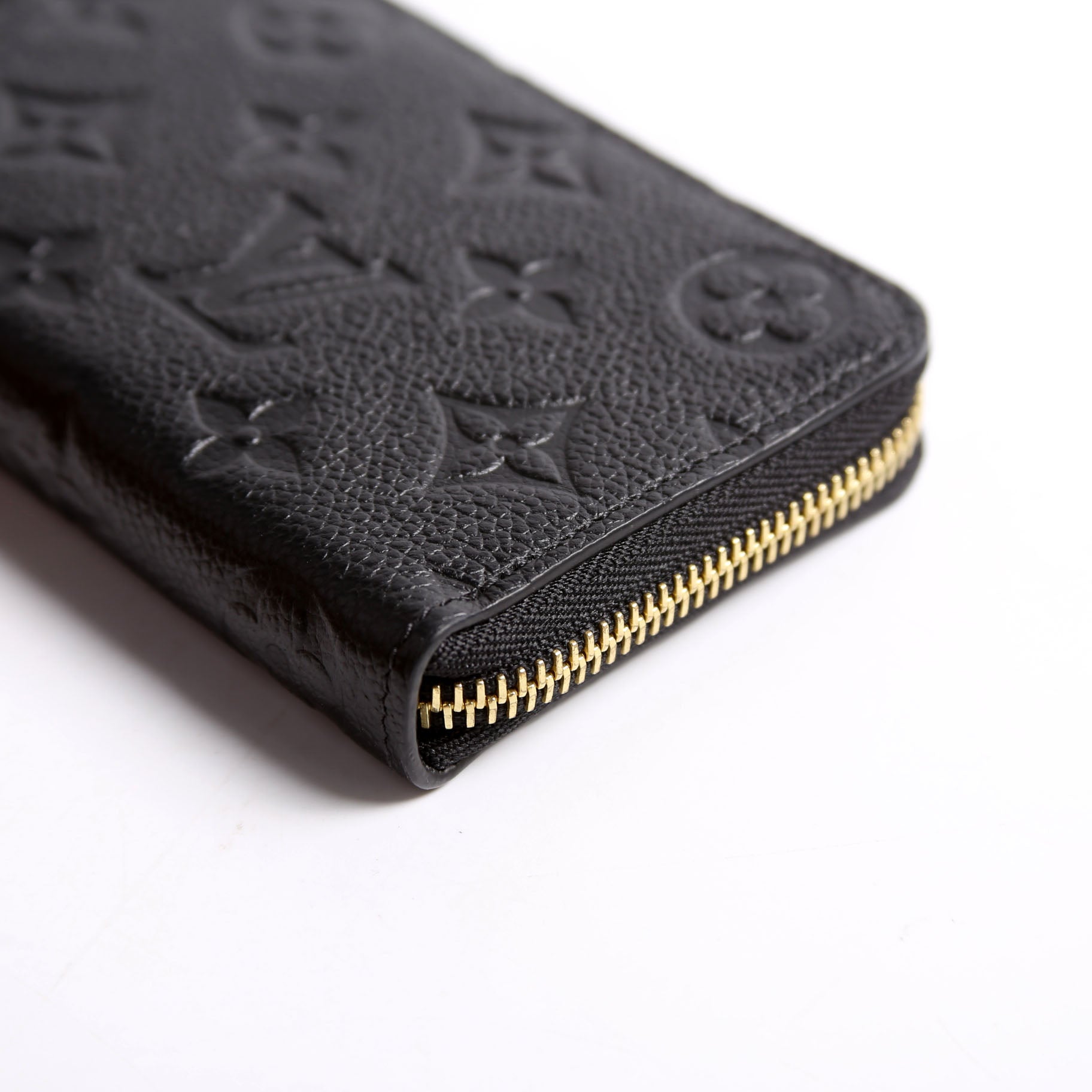 Clemence Wallet Empreinte Black