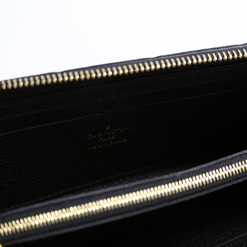 Clemence Wallet Empreinte Black