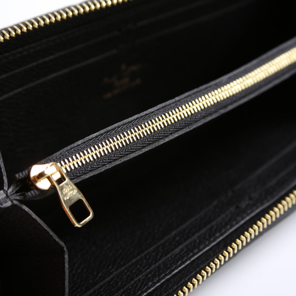Clemence Wallet Empreinte Black