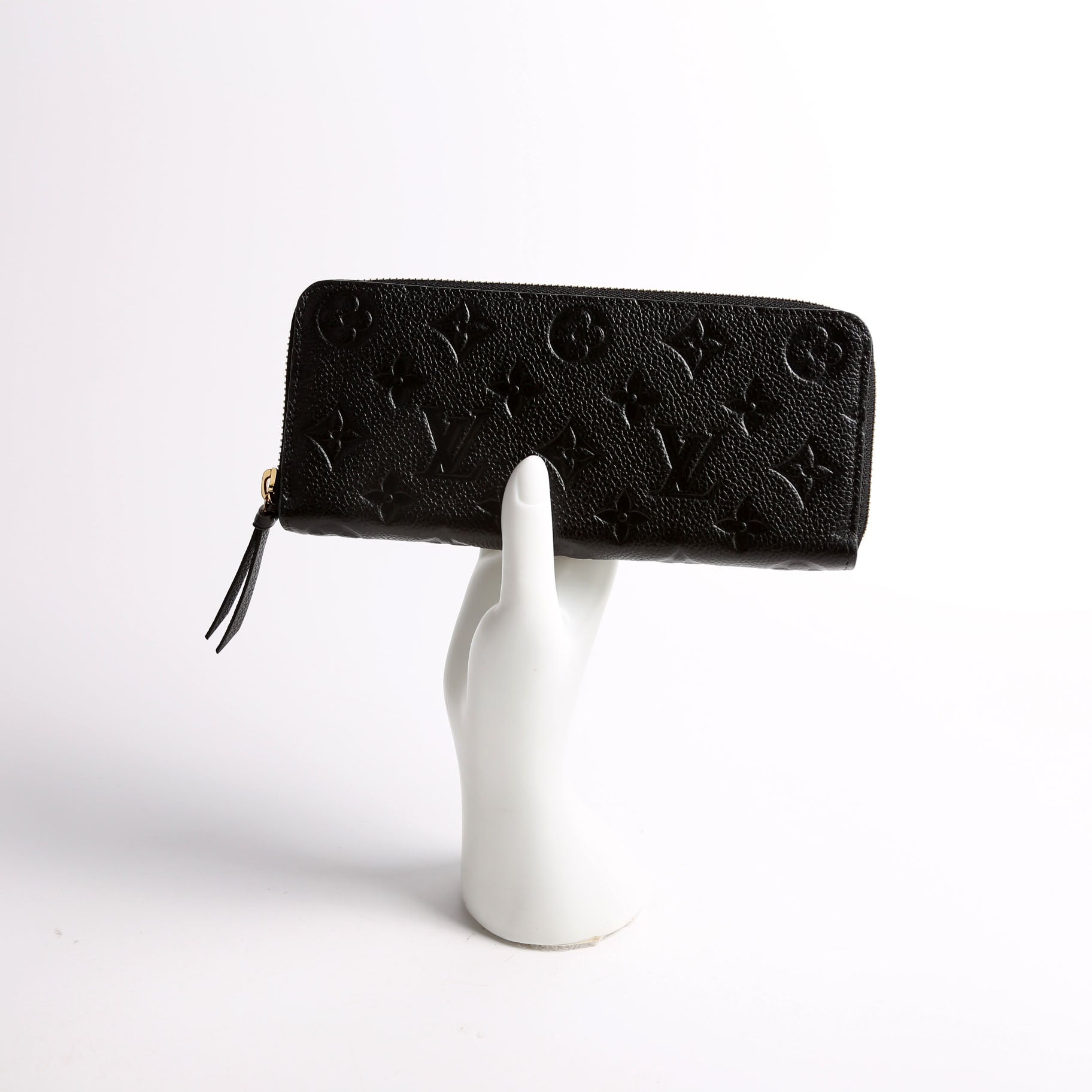 Clemence Wallet Empreinte Black