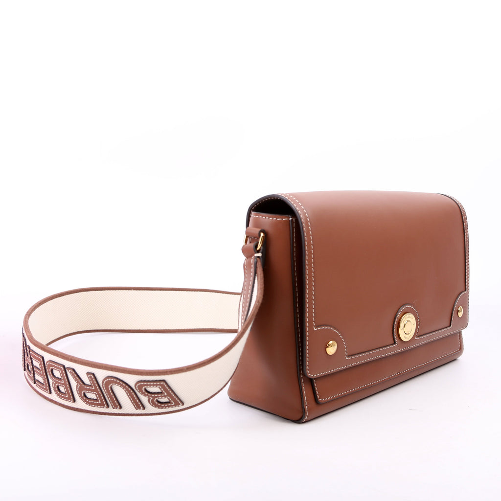 Note Crossbody Leather Brown