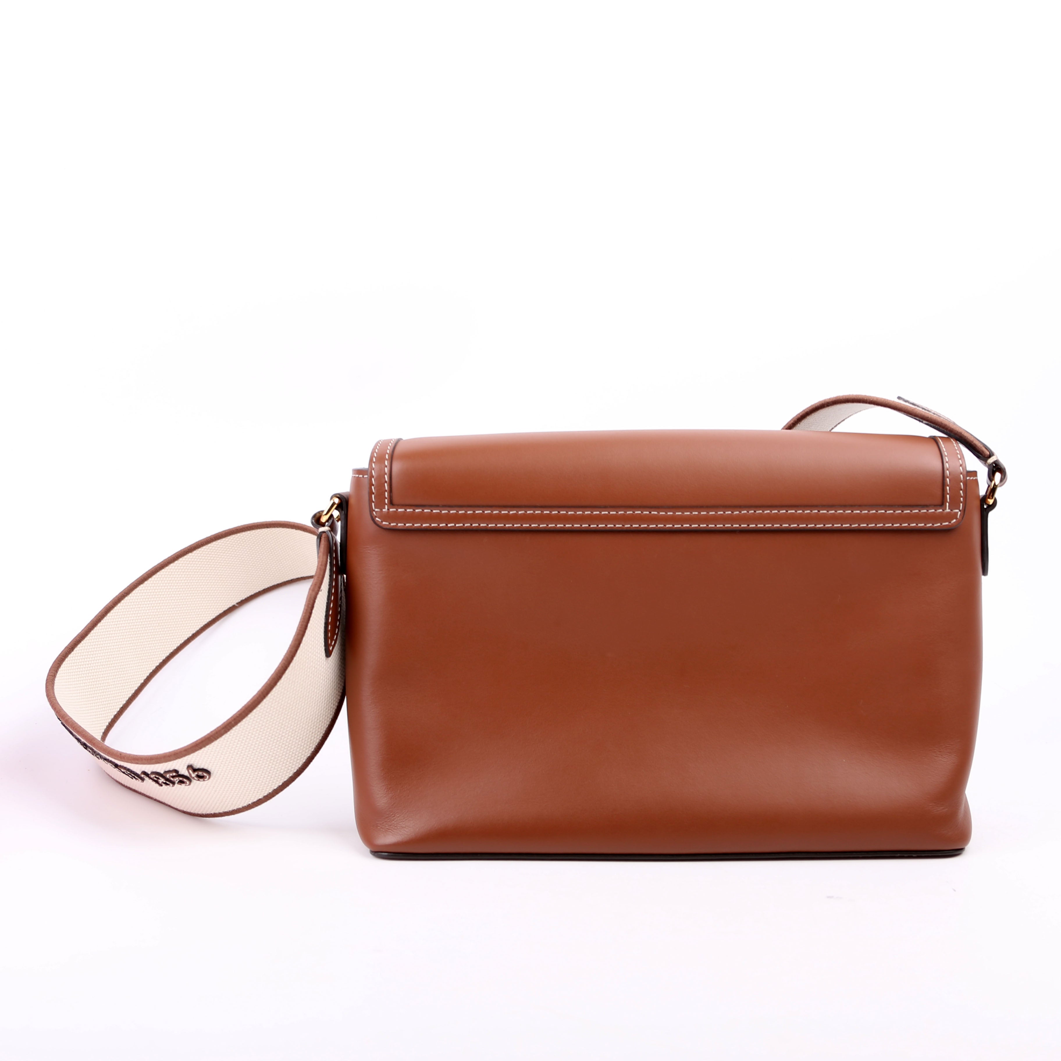 Note Crossbody Leather Brown