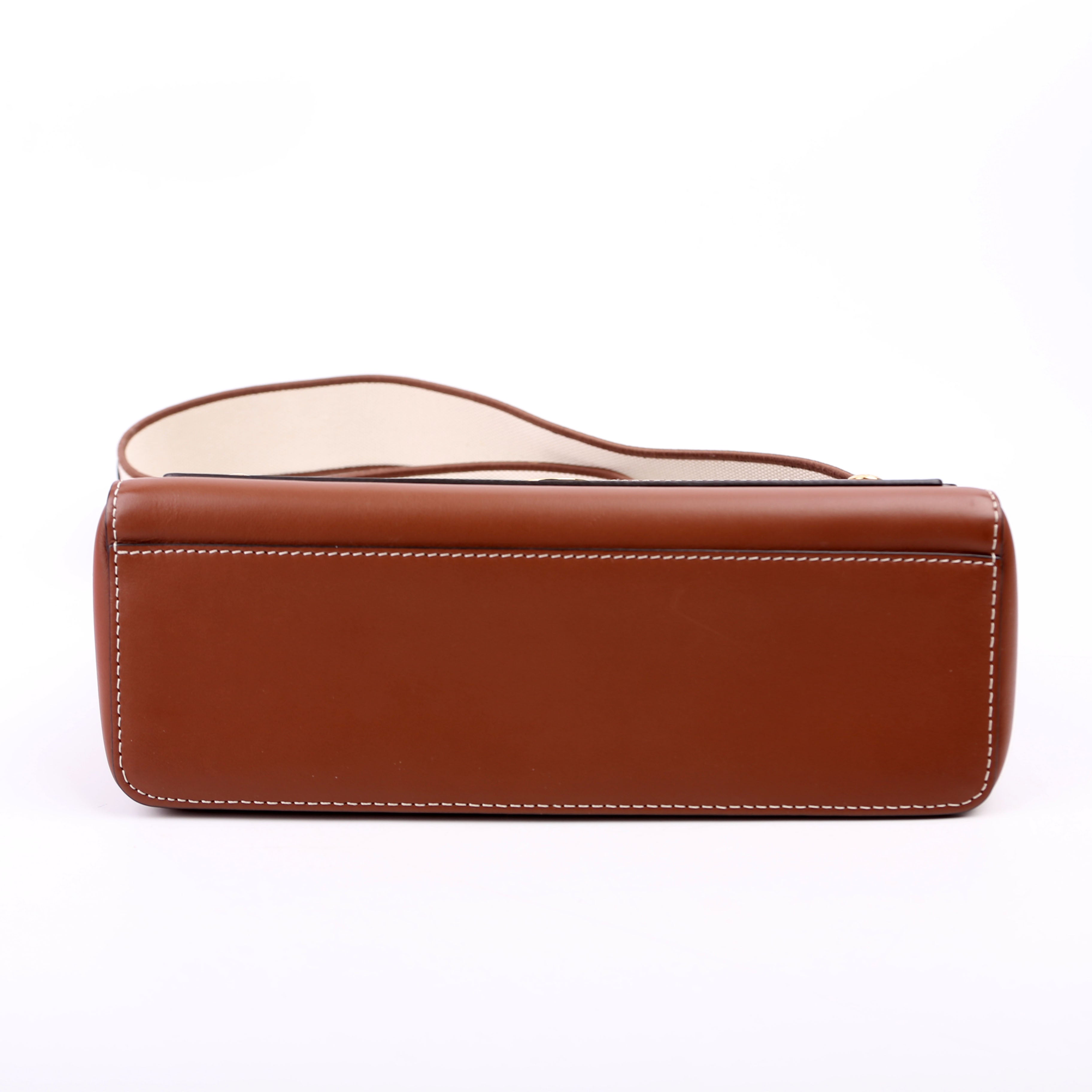 Note Crossbody Leather Brown