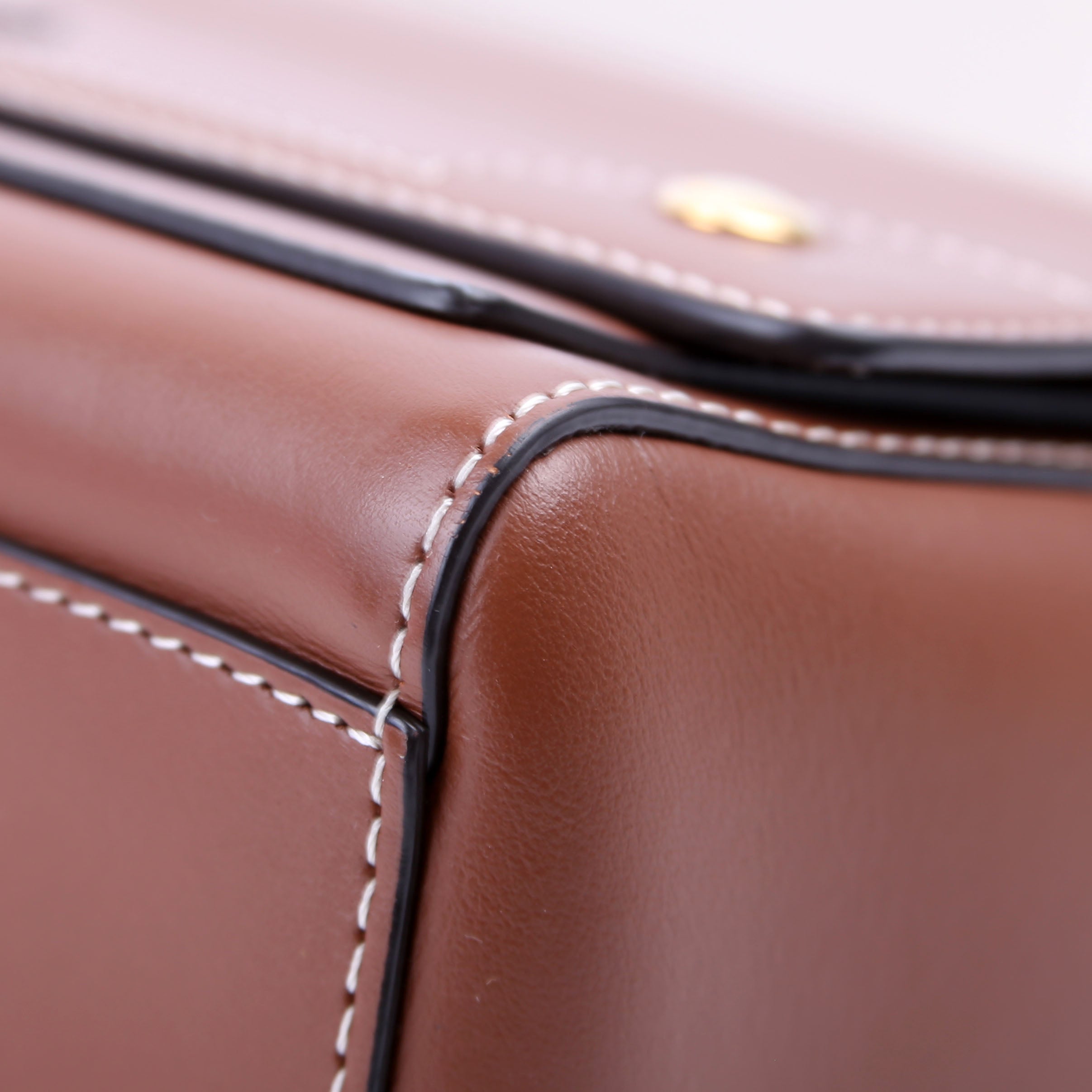 Note Crossbody Leather Brown