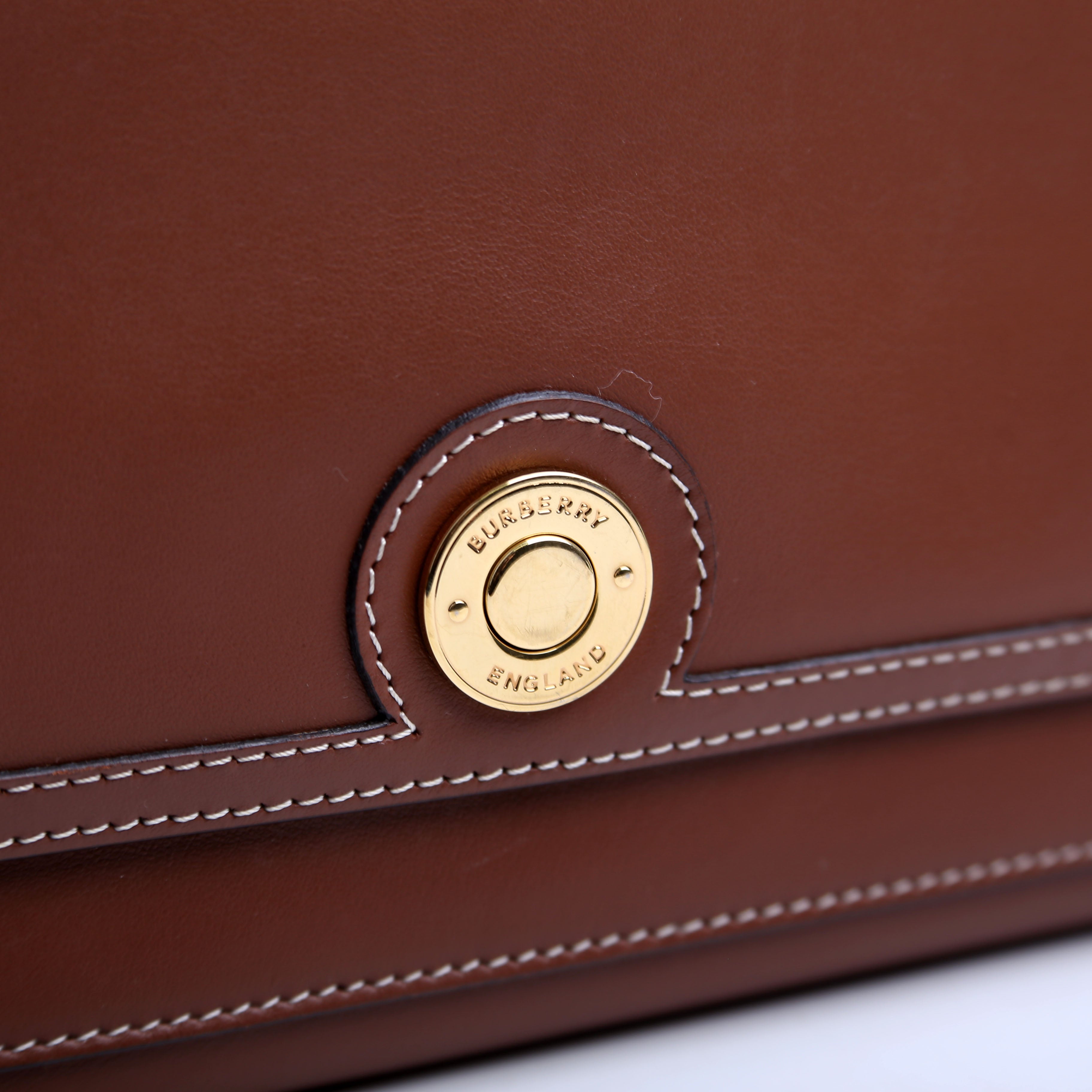 Note Crossbody Leather Brown