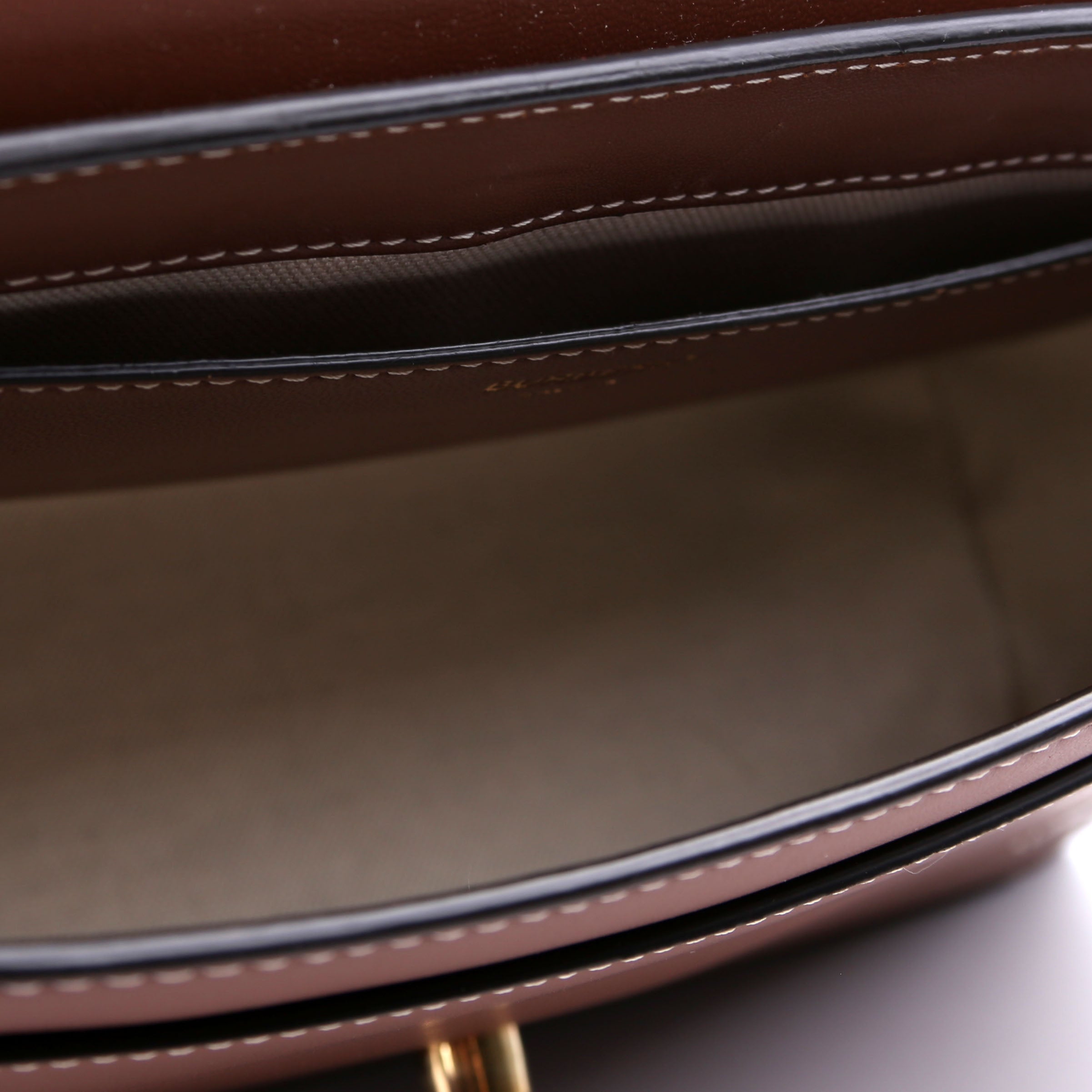 Note Crossbody Leather Brown