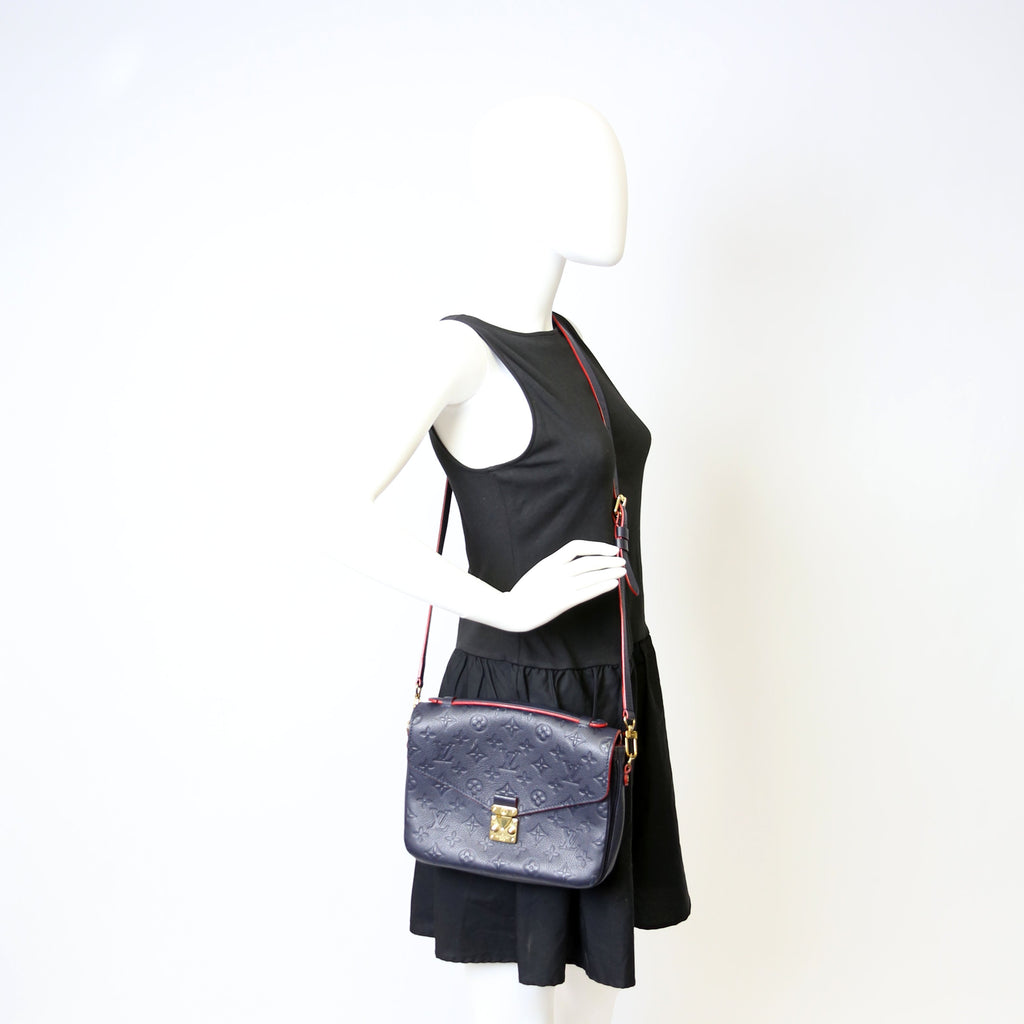 Pochette Metis Empreinte Blue