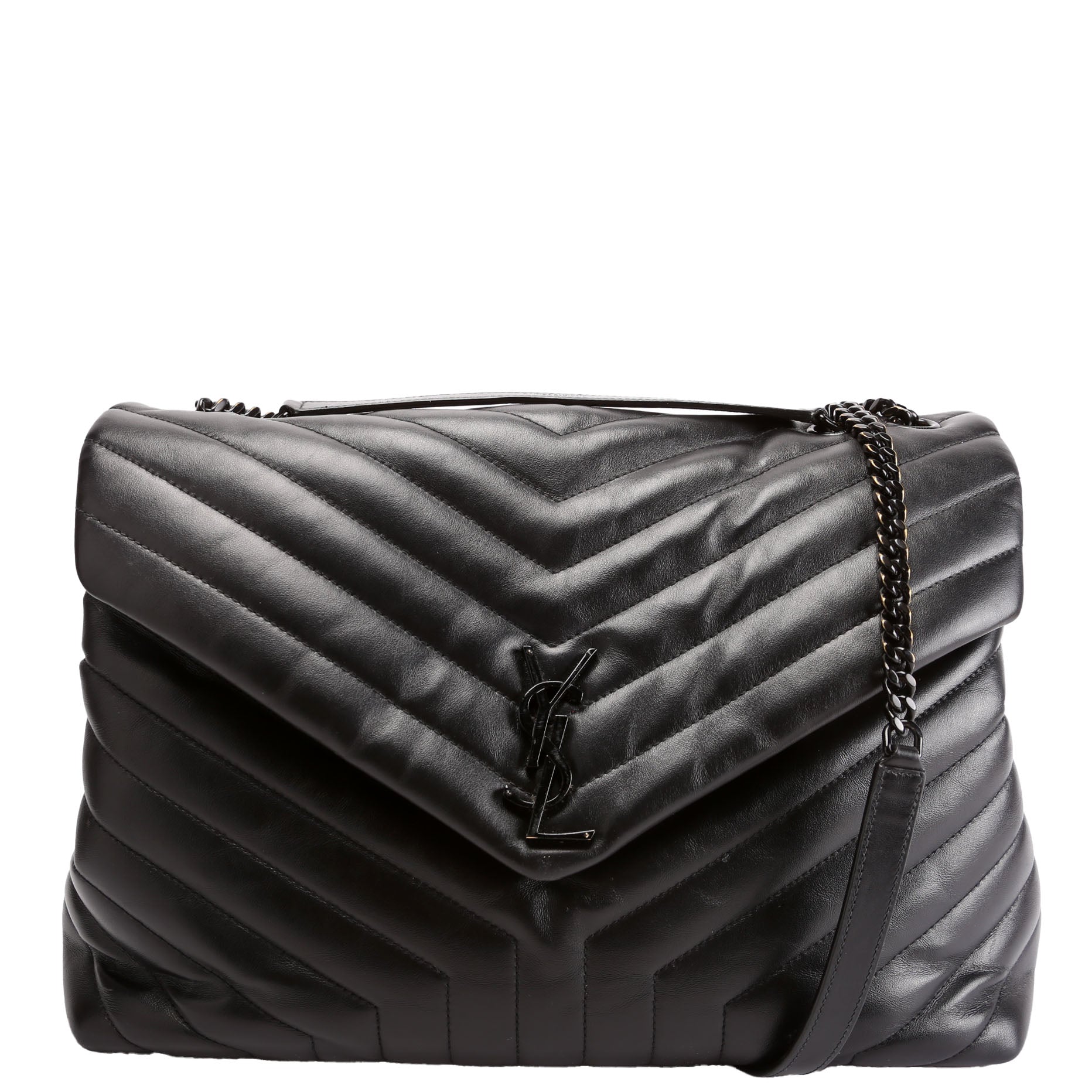 LouLou Satchel Large 574947 Black