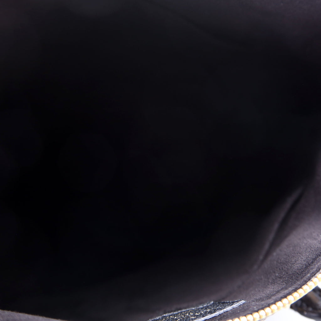 Pallas Tote Monogram Leather Side Black