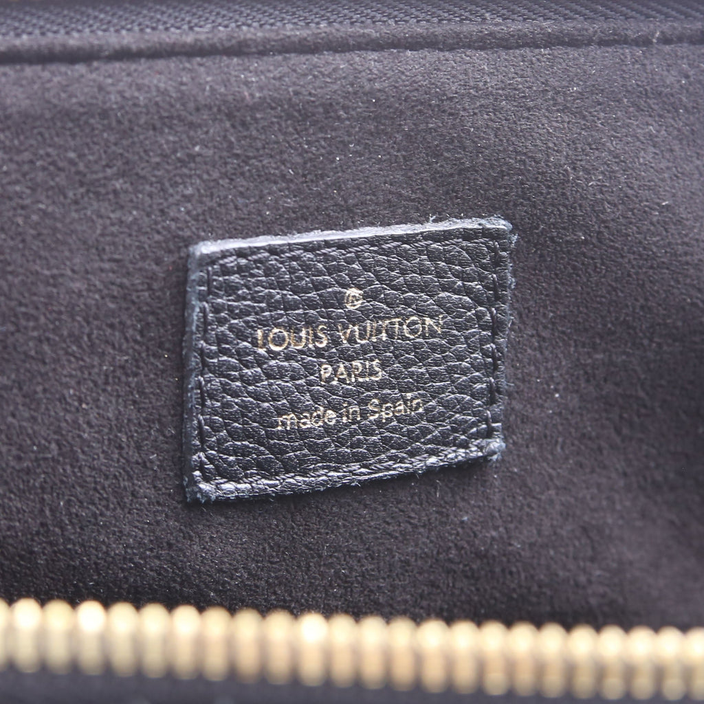 Pallas Tote Monogram Leather Side Black