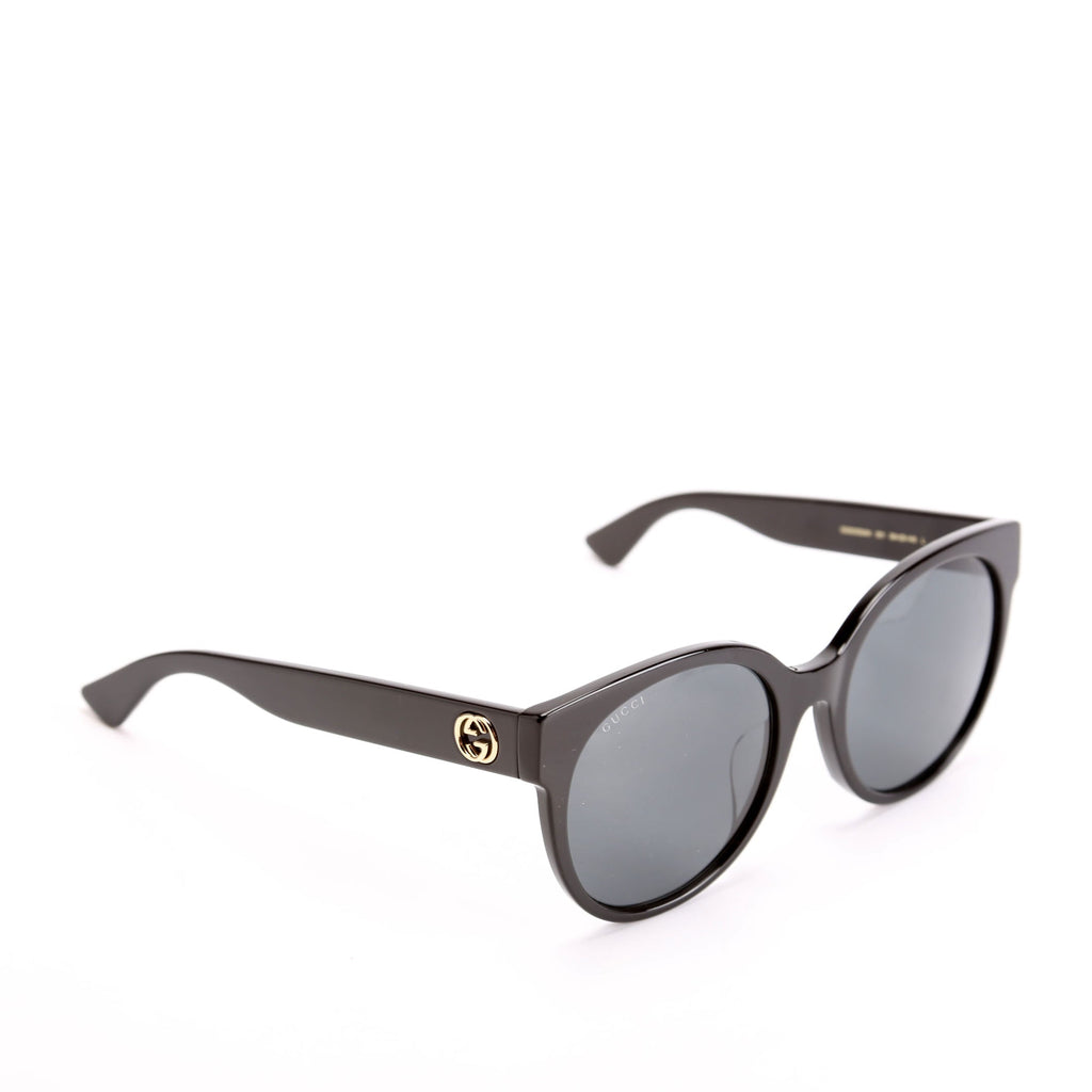GG0035SAN Round Sunglasses Black