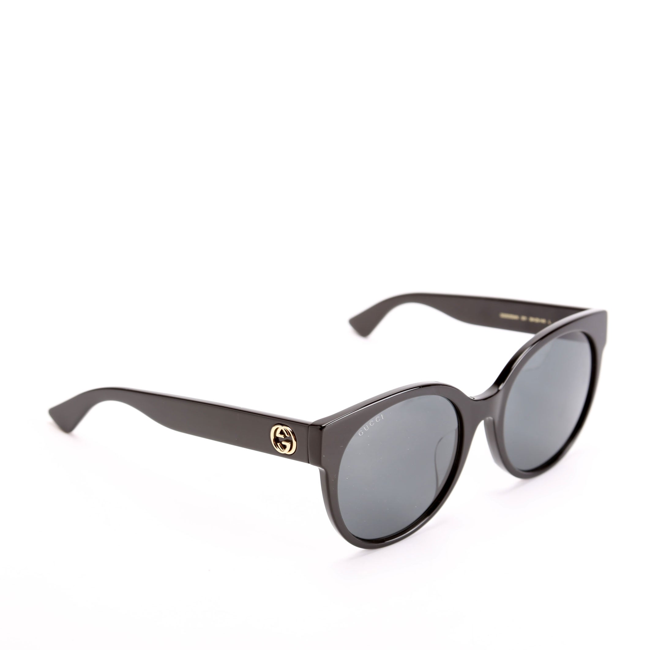 GG0035SAN Round Sunglasses Black