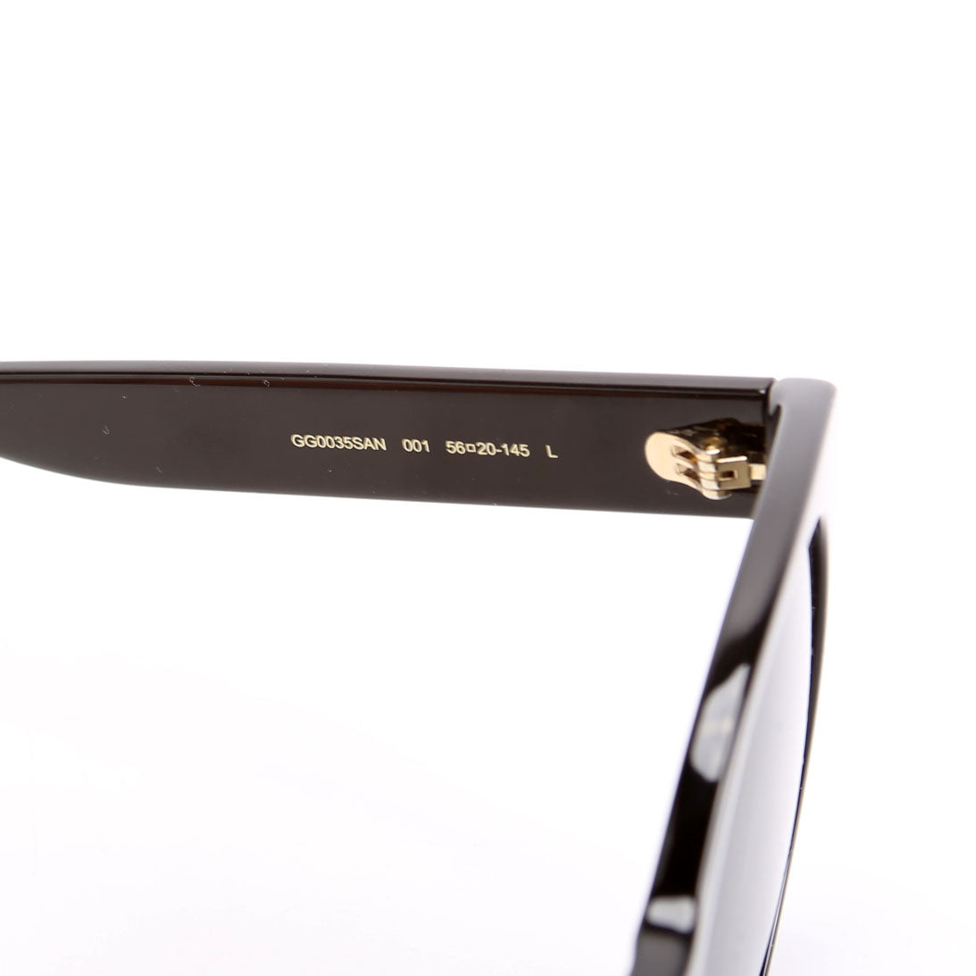 GG0035SAN Round Sunglasses Black