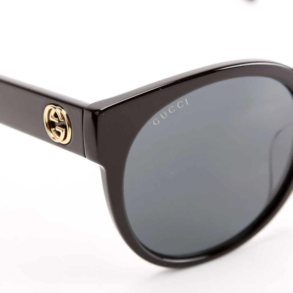 GG0035SAN Round Sunglasses Black