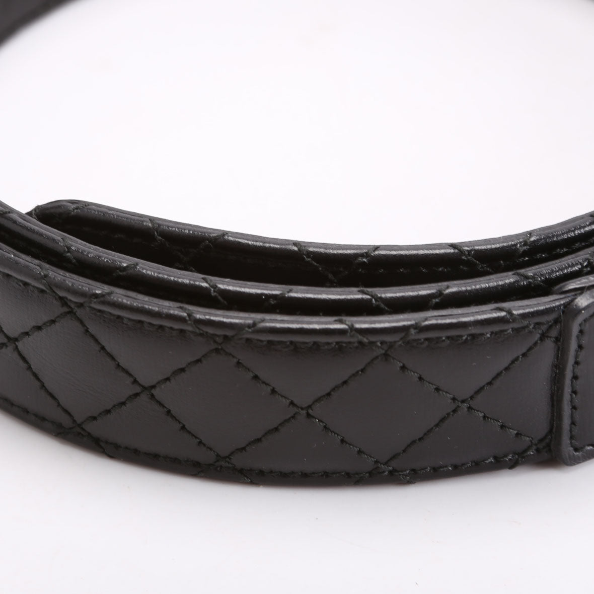 550122 Interlocking GG Horsebit Belt Size 90/36 Black