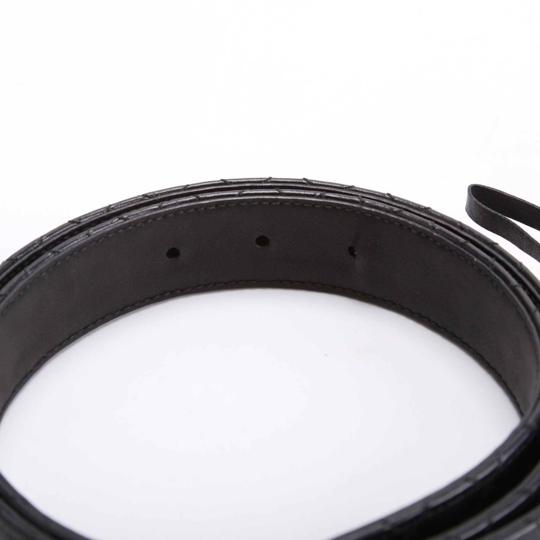 550122 Interlocking GG Horsebit Belt Size 90/36 Black