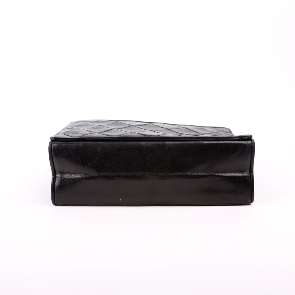 CC Full Flap Mini Bag Quilted Lambskin Vintage