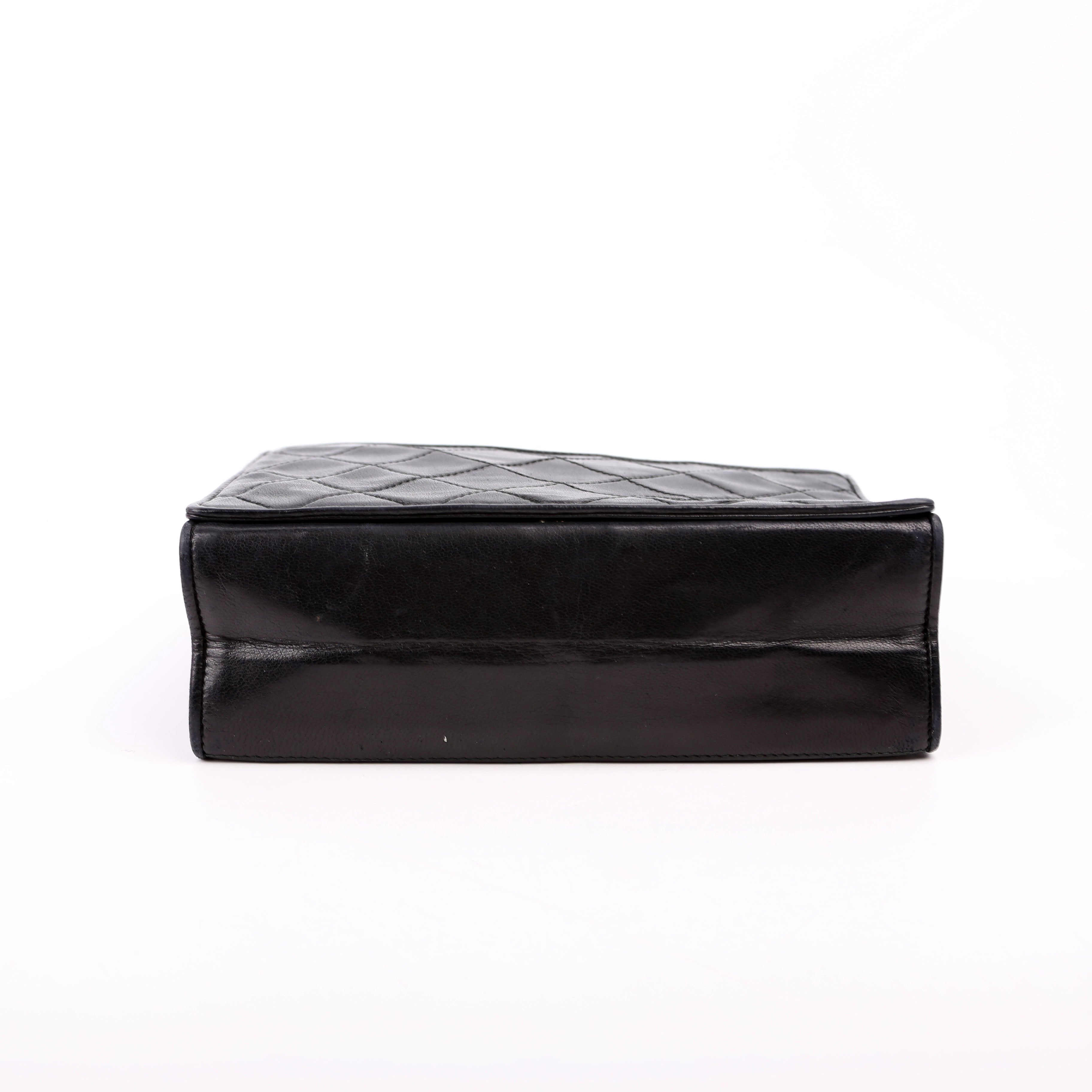 CC Full Flap Mini Bag Quilted Lambskin Vintage