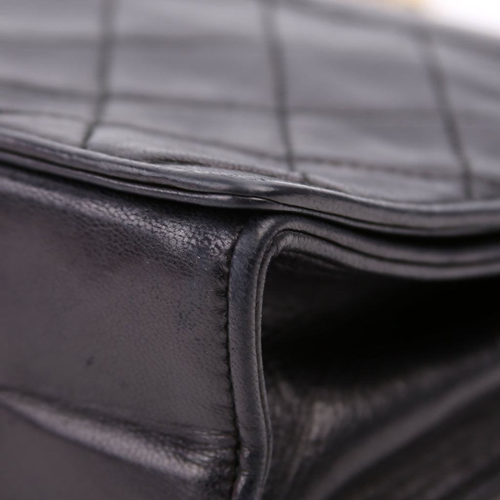 CC Full Flap Mini Bag Quilted Lambskin Vintage