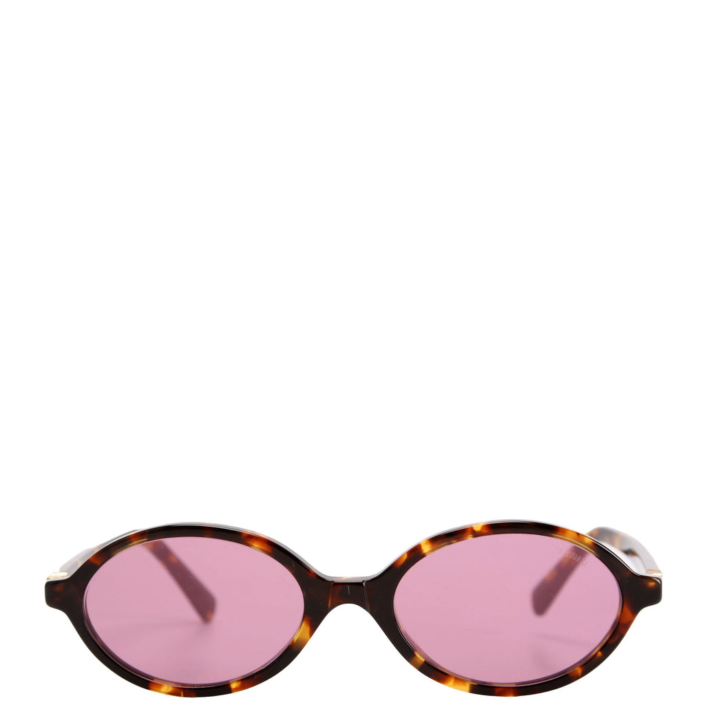 SMU04Z Miu Regard Sunglasses Brown