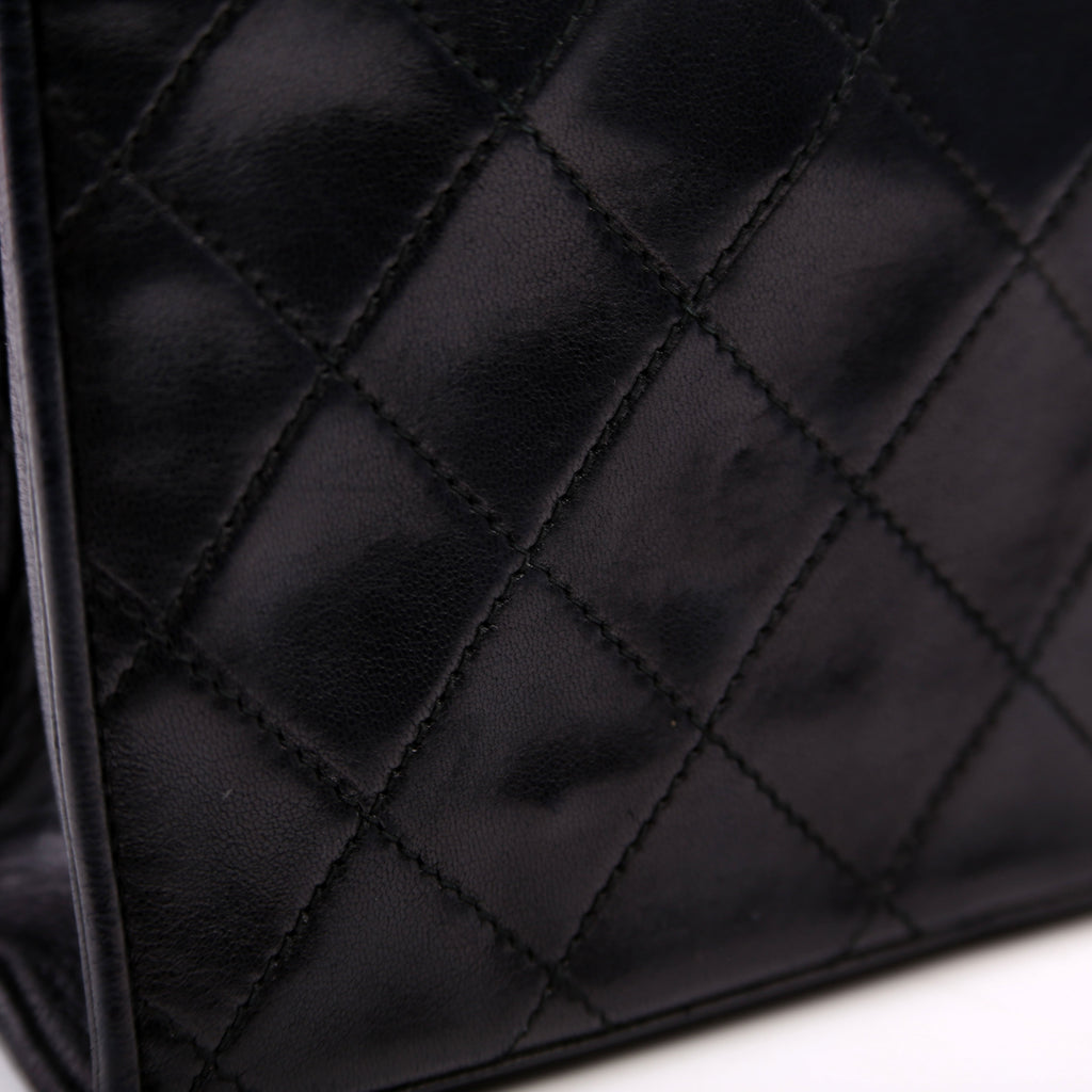 CC Full Flap Mini Bag Quilted Lambskin Vintage