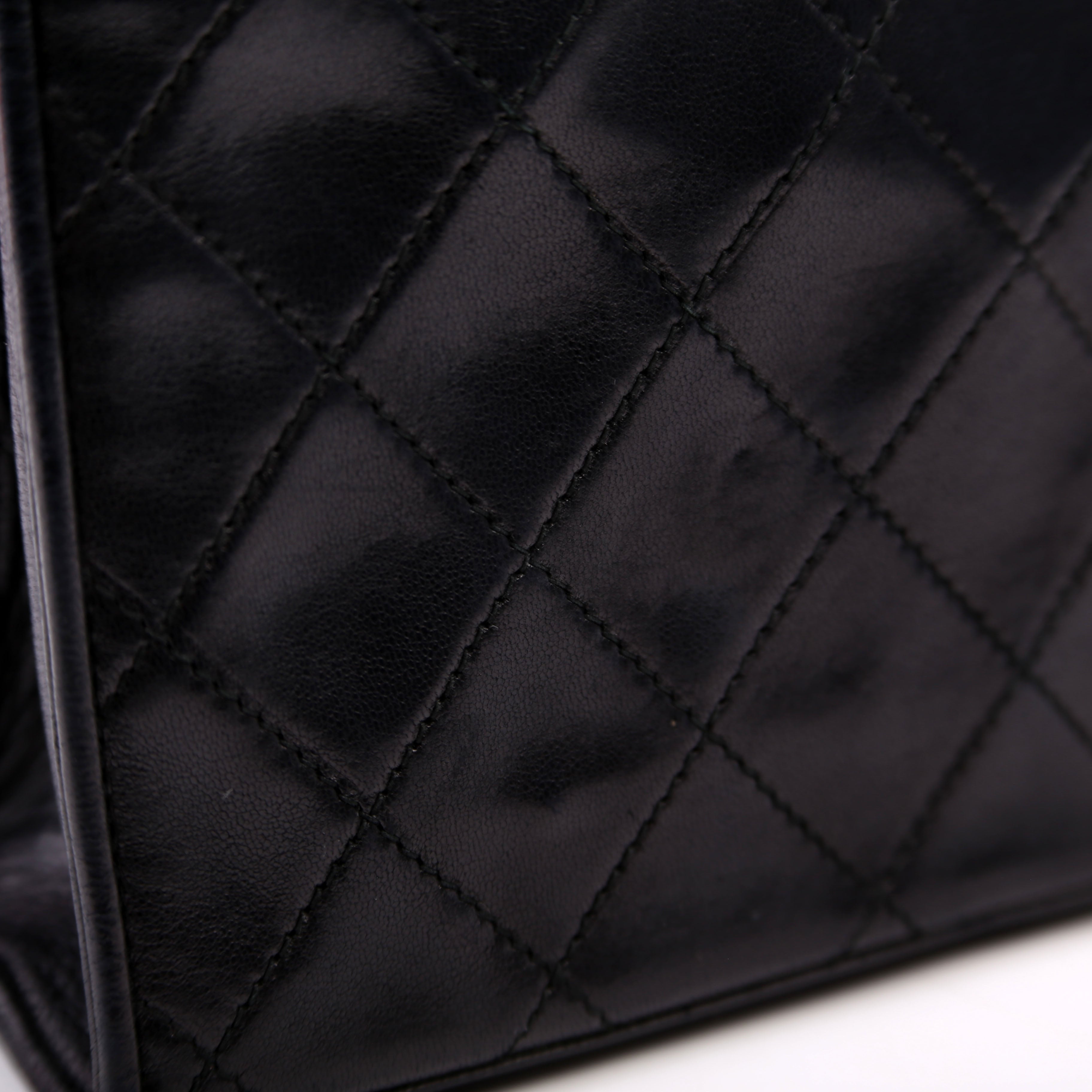 CC Full Flap Mini Bag Quilted Lambskin Vintage