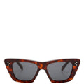 CL401871 Havana Cat Eye Sunglasses Brown