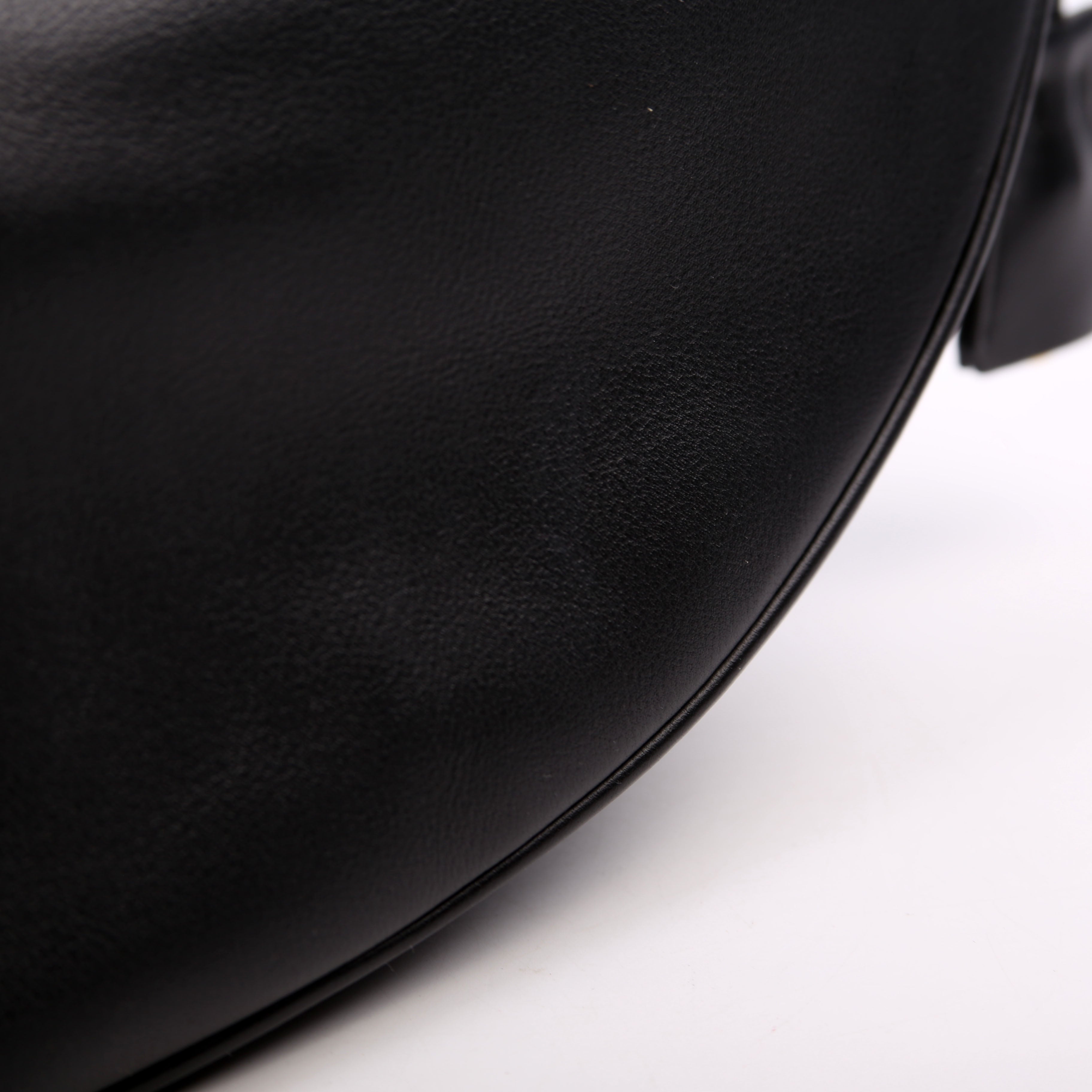 Prada Demi-Lune Calfskin Shoulder Bag Large Black