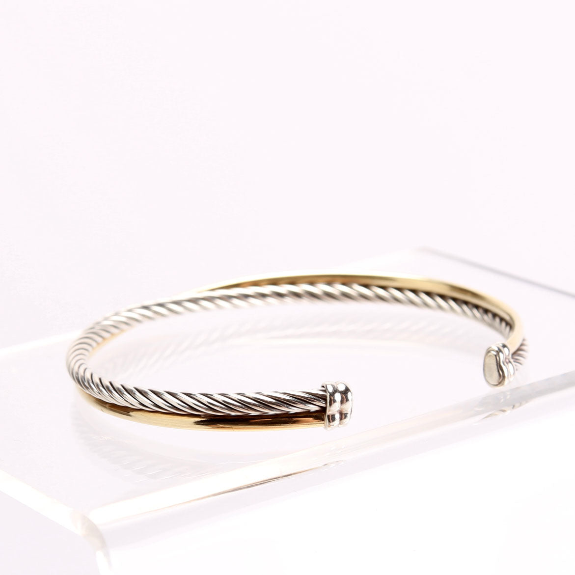 X Crossover Cuff Bracelet 925/750