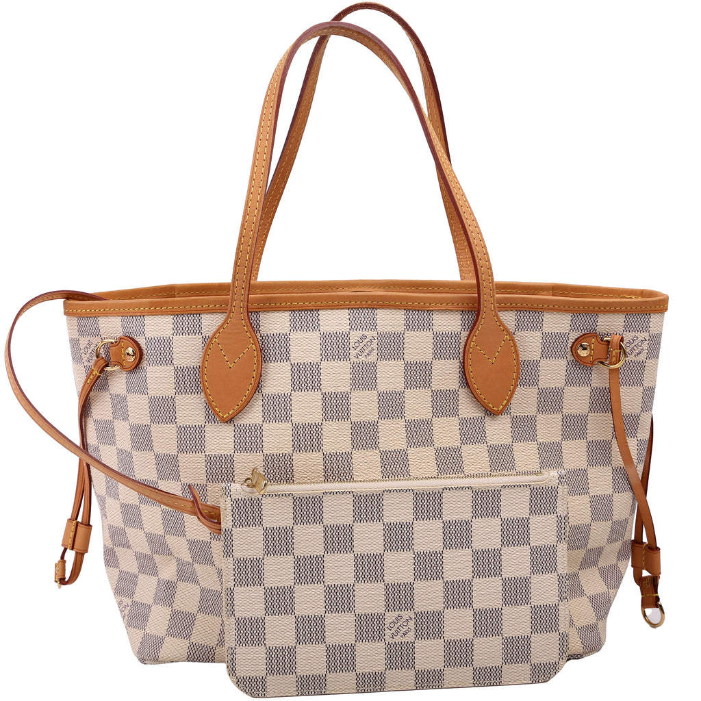 Neverfull With Wallet OM Damier Azur