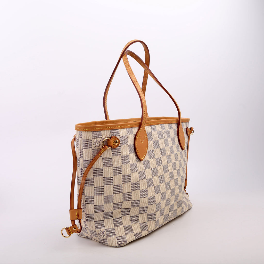 Neverfull With Wallet OM Damier Azur