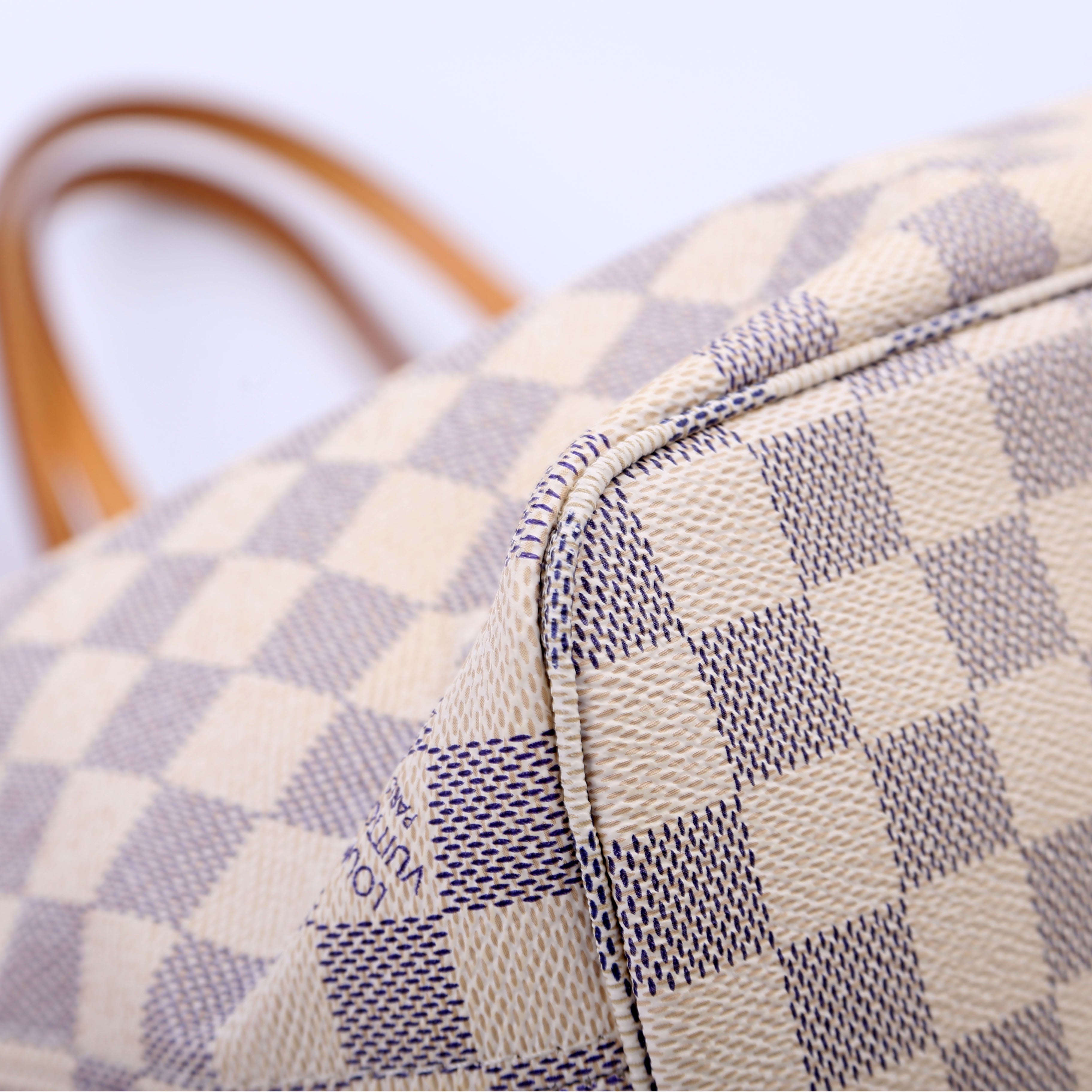 Neverfull With Wallet OM Damier Azur