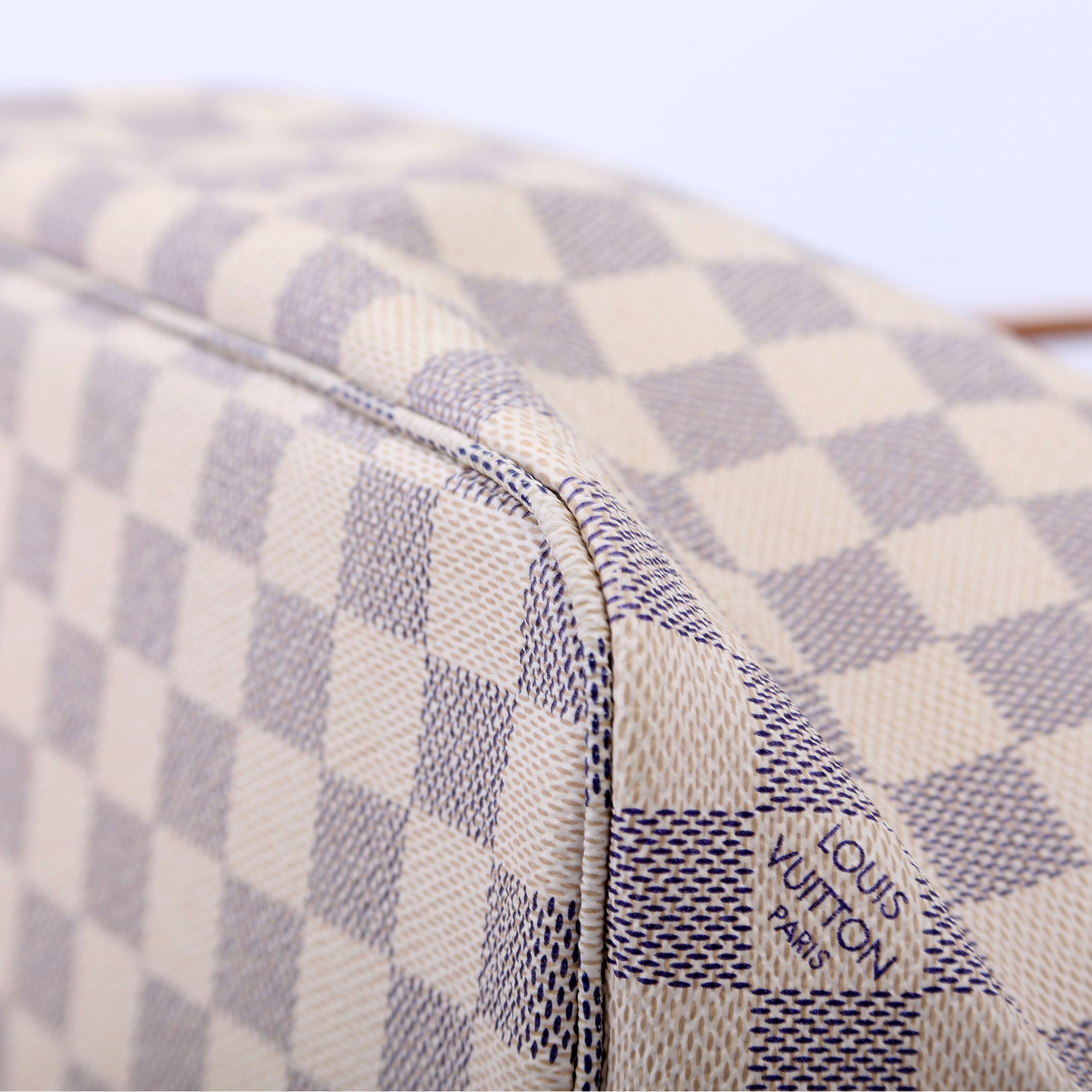 Neverfull With Wallet OM Damier Azur