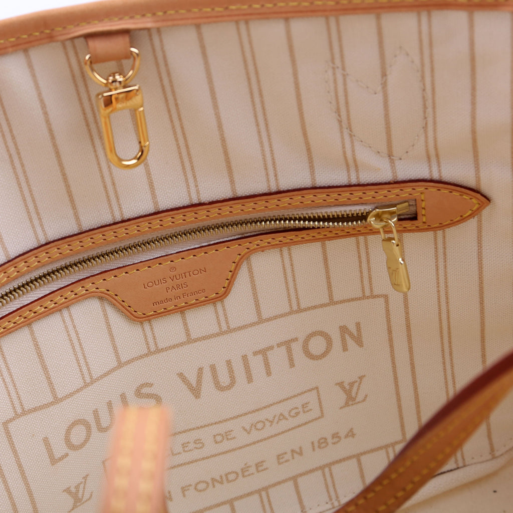 Neverfull With Wallet OM Damier Azur