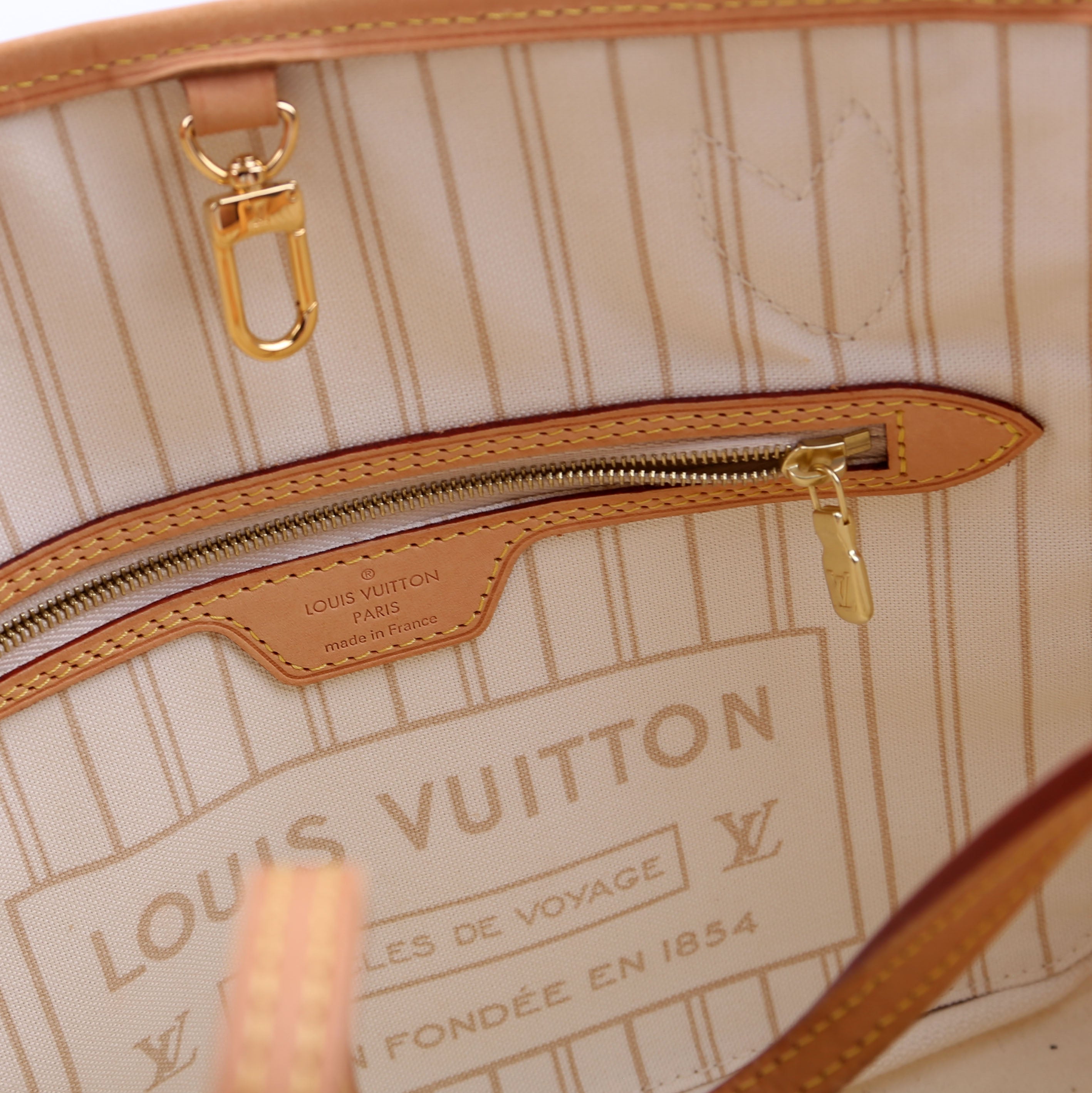 Neverfull With Wallet OM Damier Azur
