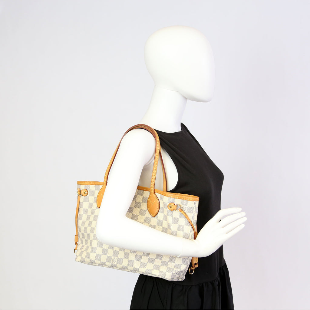 Neverfull With Wallet OM Damier Azur