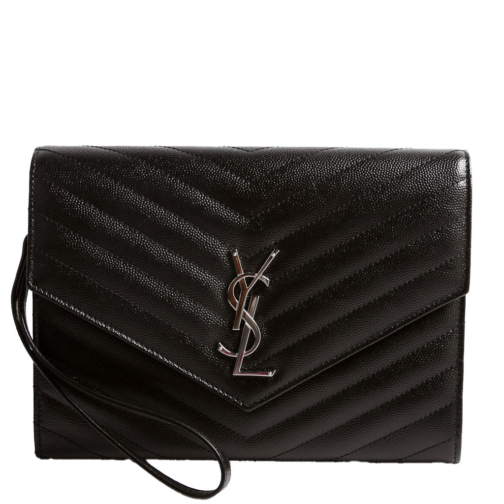 617662 Grain De Cassandre Flap Pouch Wristlet