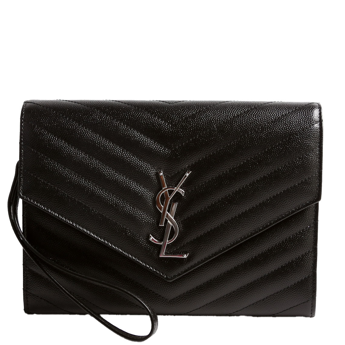 617662 Grain De Cassandre Flap Pouch Wristlet