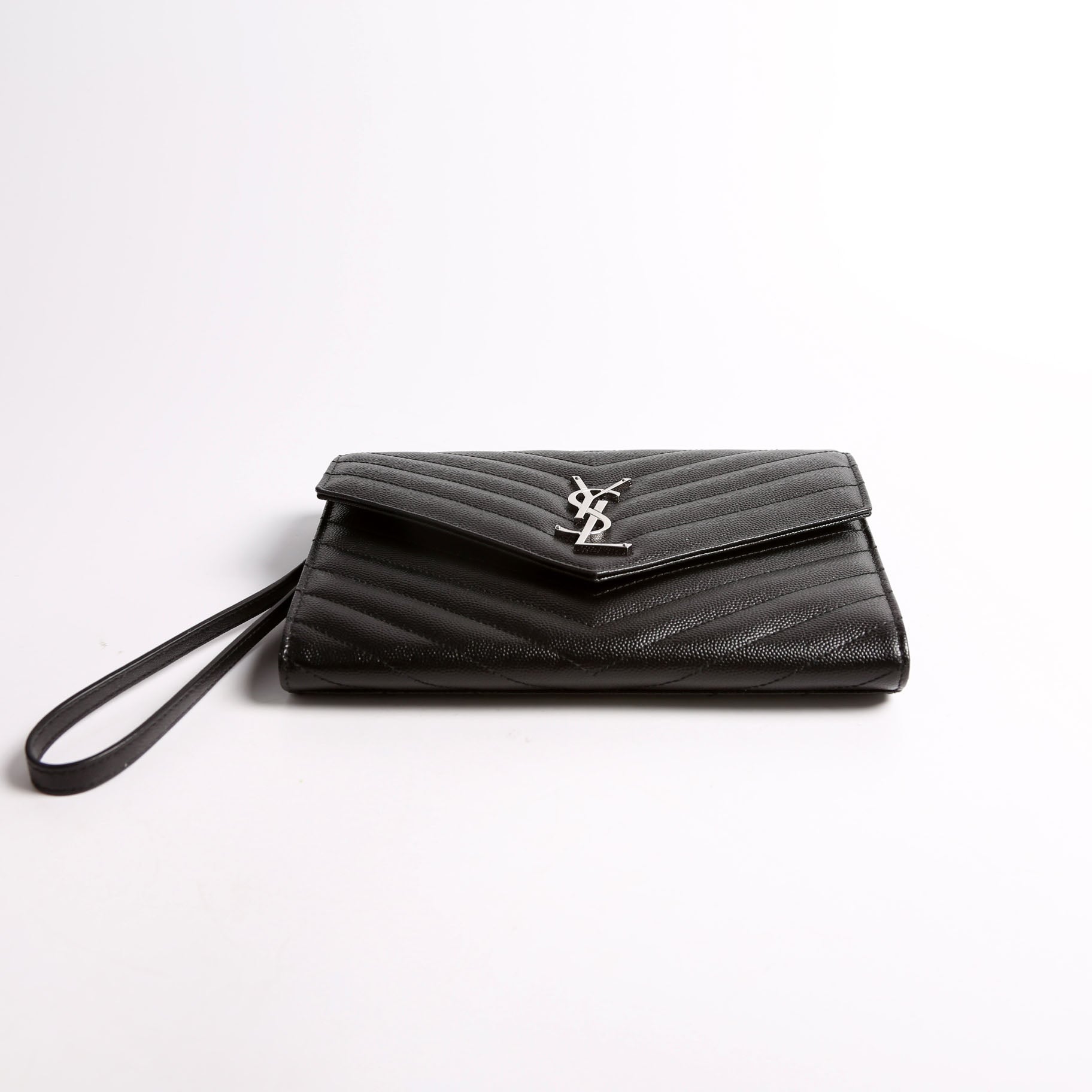 617662 Grain De Cassandre Flap Pouch Wristlet