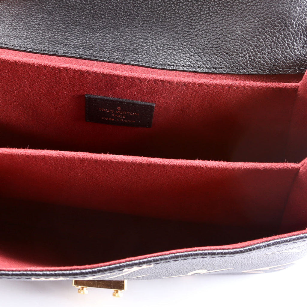 Pochette Metis Empreinte Bicolor Black/Beige