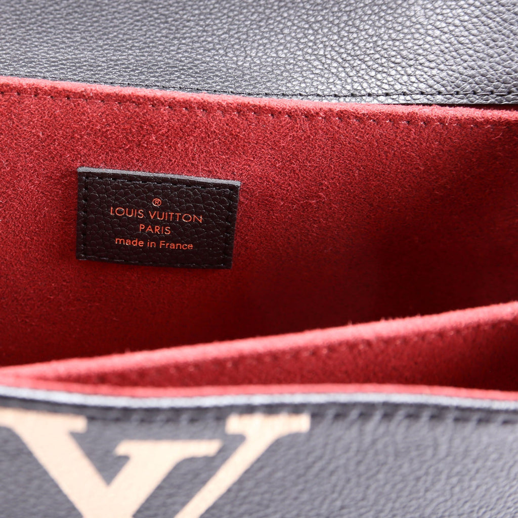 Pochette Metis Empreinte Bicolor Black/Beige
