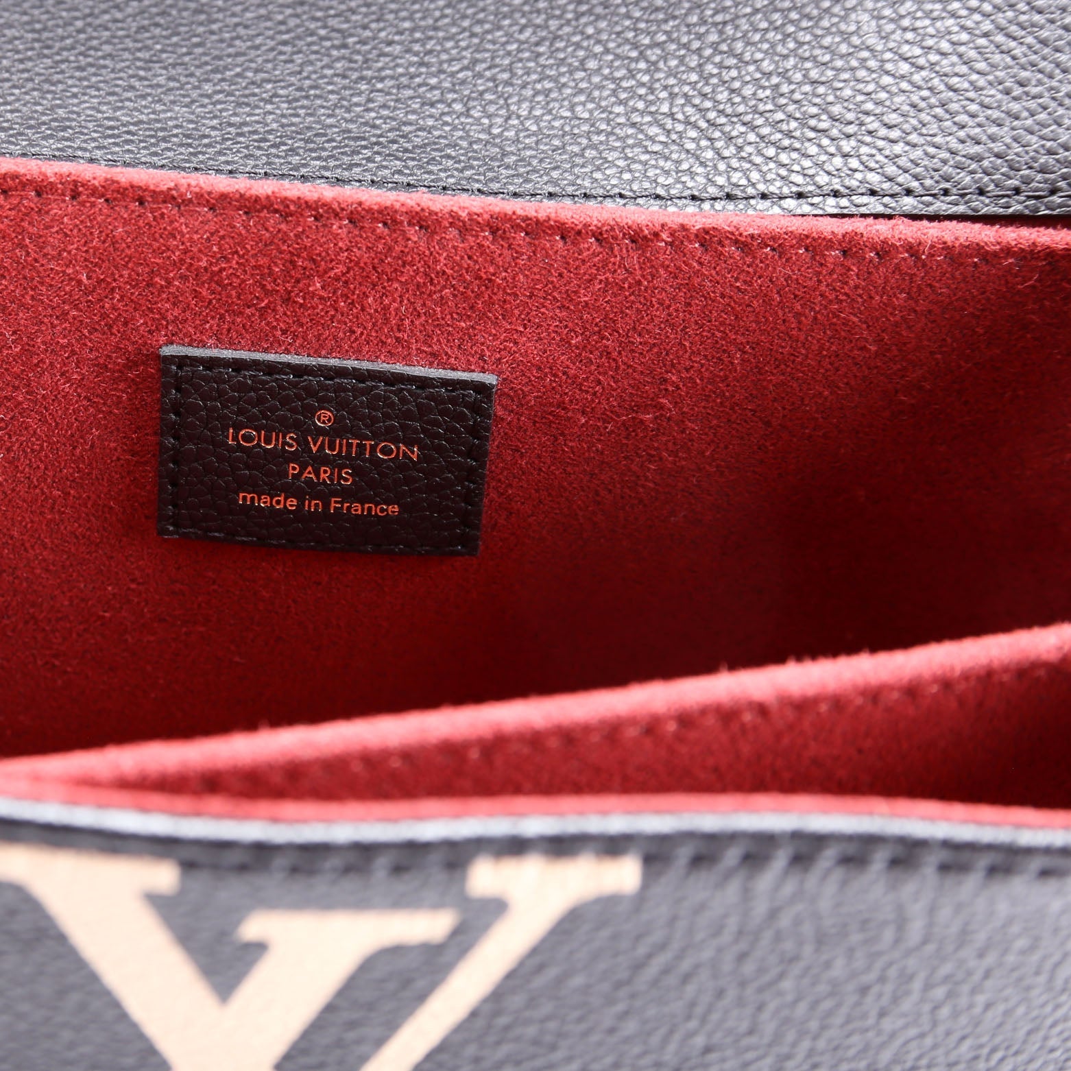 Pochette Metis Empreinte Bicolor Black/Beige