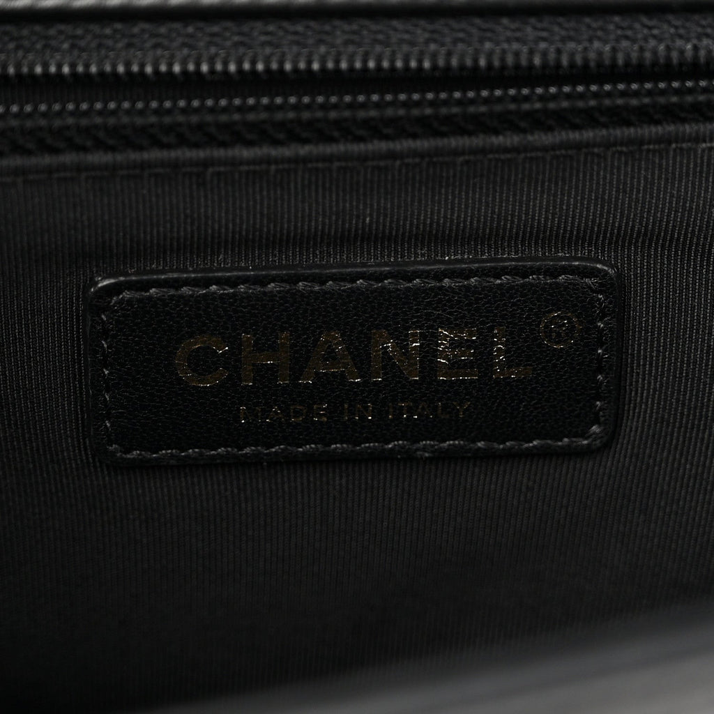 Chanel Calfskin Quilted New Medium Boy Flap Black