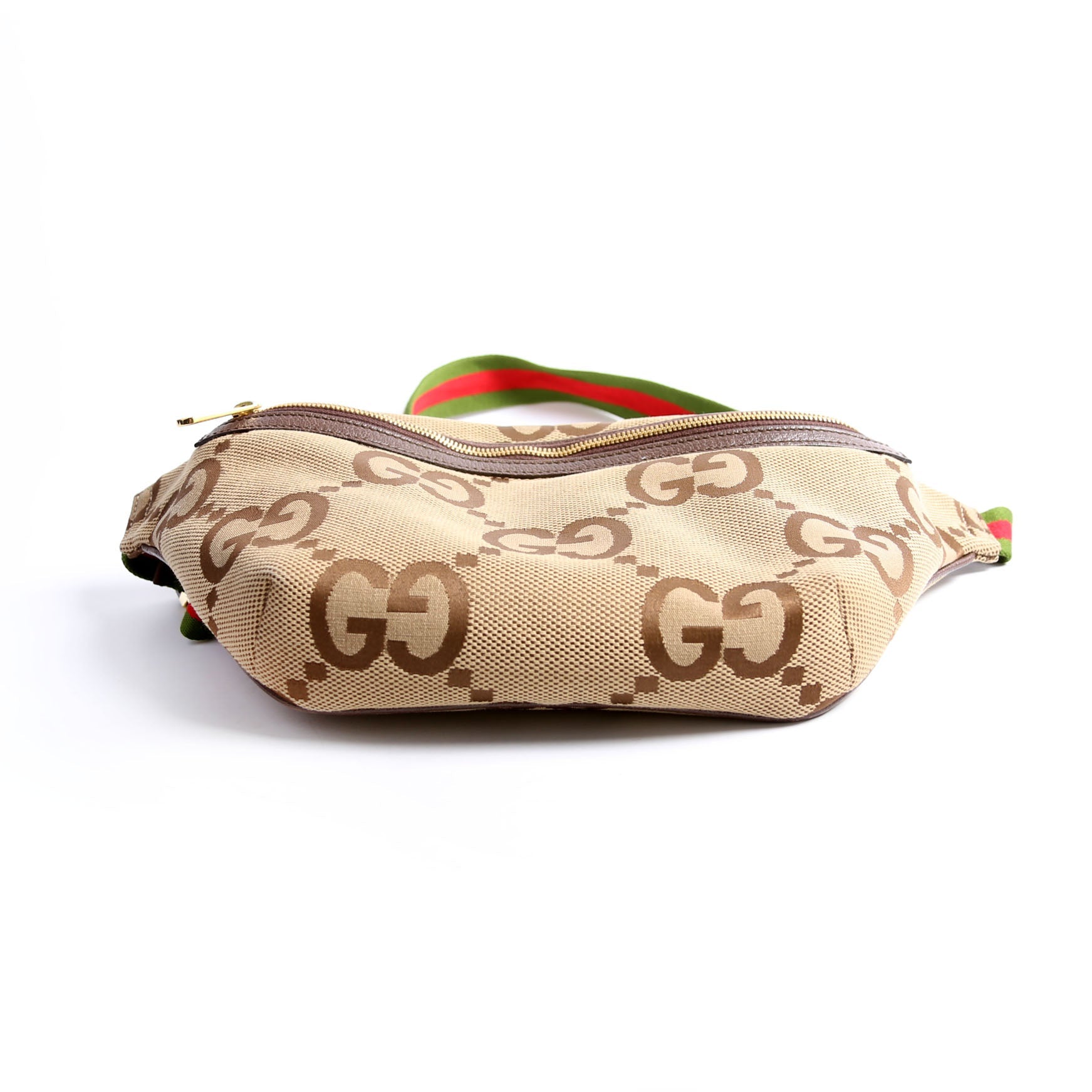 696031 Jumbo GG Canvas Belt Bag Tan/Brown