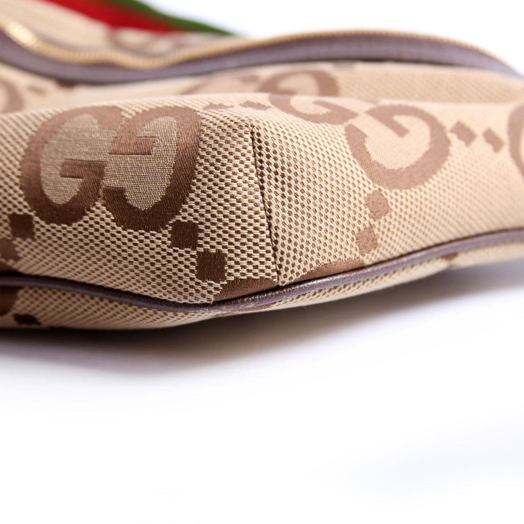 696031 Jumbo GG Canvas Belt Bag Tan/Brown