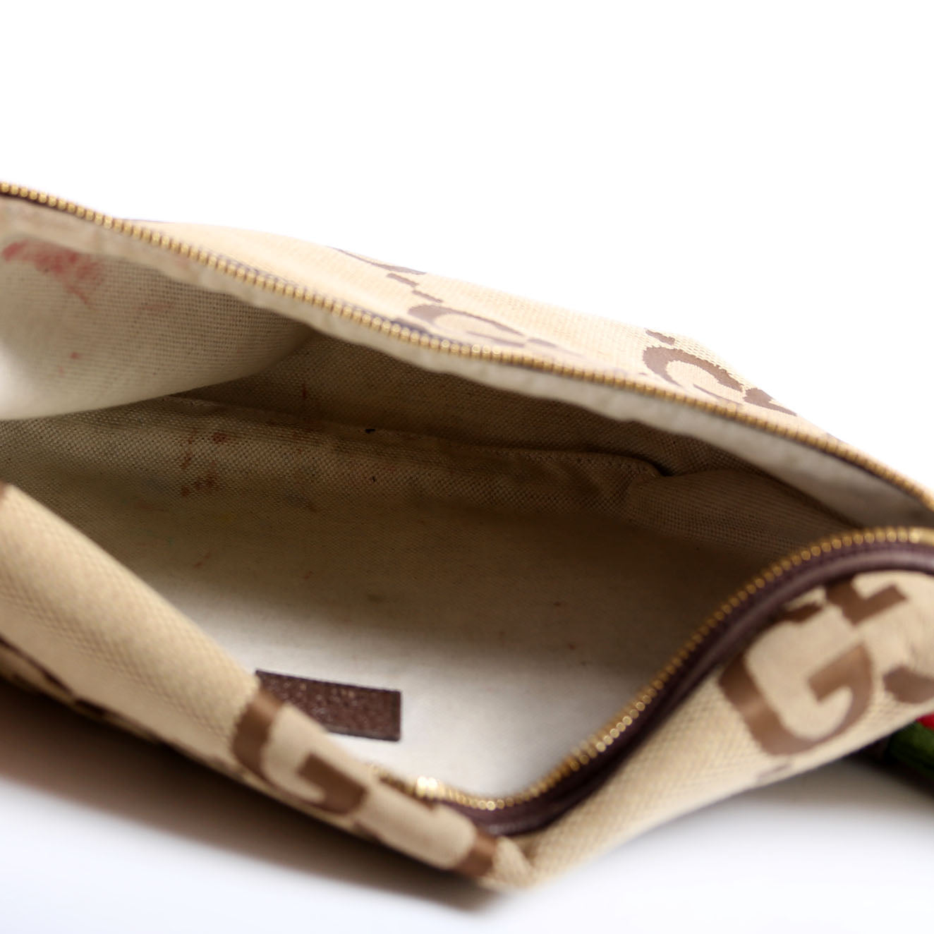 696031 Jumbo GG Canvas Belt Bag Tan/Brown