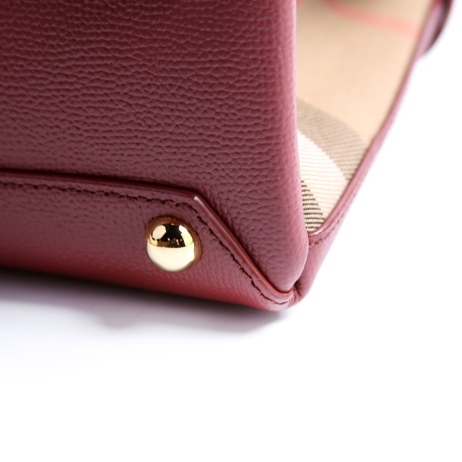 8068558 Banner Tote Small Burgundy
