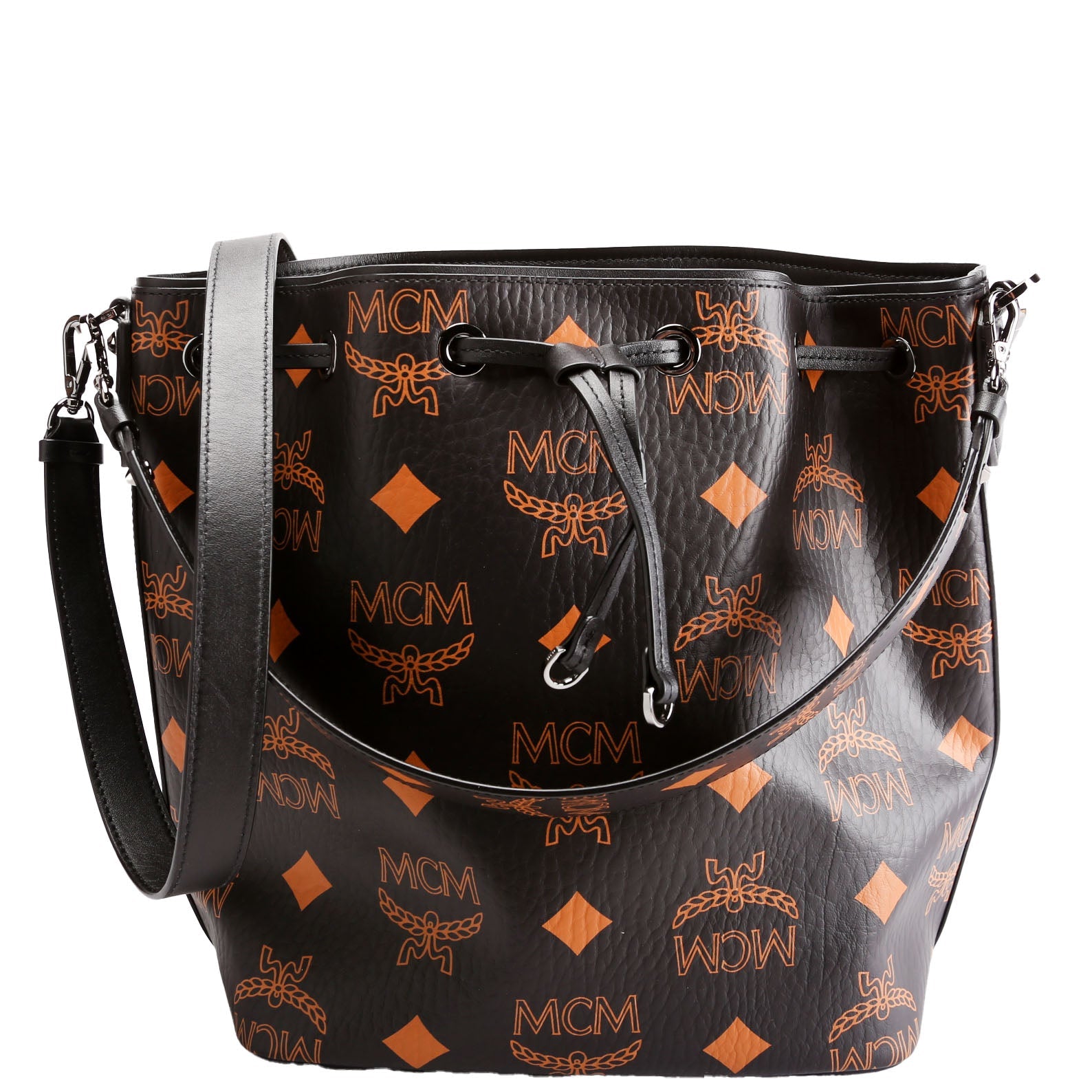 Dessau Drawstring Bucket Black/Orange