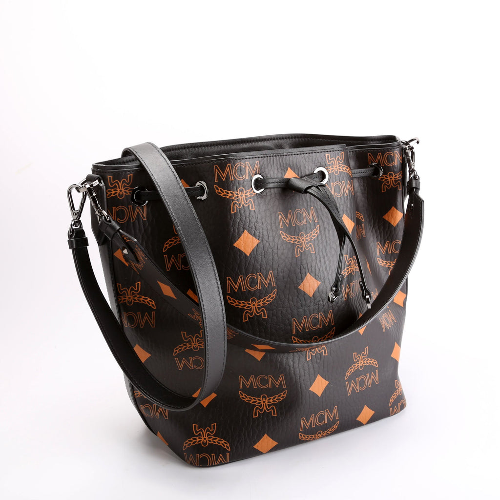 Dessau Drawstring Bucket Black/Orange
